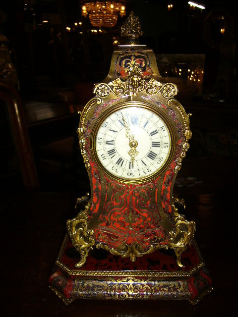A Very Nice Napoleon III Boulle Bracket Mantel Clock