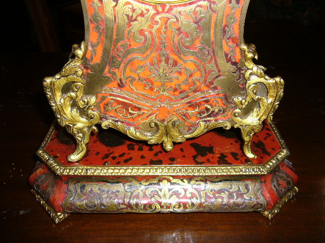 A Very Nice Napoleon III Boulle Bracket Mantel Clock