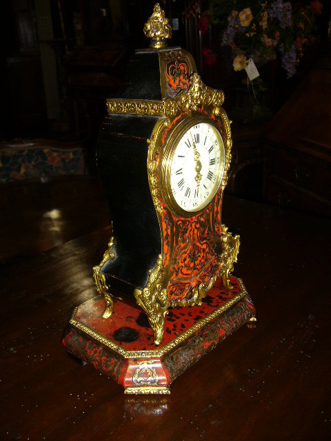A Very Nice Napoleon III Boulle Bracket Mantel Clock