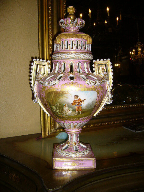 A c1880 Sevres porcelain Urn is in Fabulous Condition