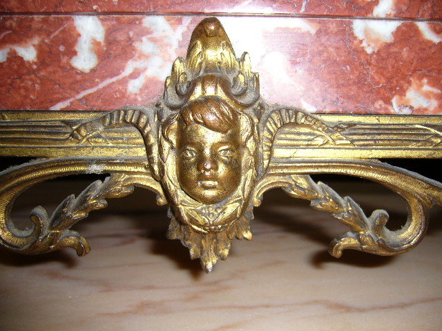 A Superb French Spelter Clock Set