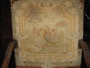 A Great Pair of 19th Century French Walnut Armchairs with Original Needlepoint