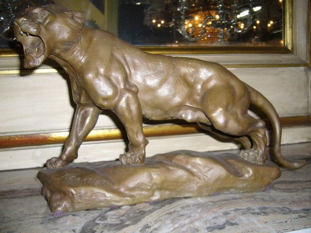 A Fantastic Bronze Lion sculpture