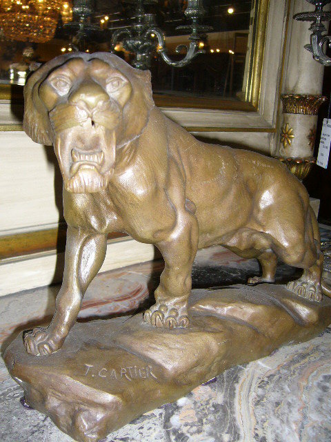 A Fantastic Bronze Lion sculpture