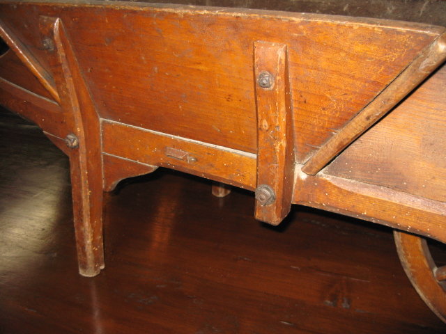 A rare and adorable French wheel barrow