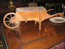 A rare and adorable French wheel barrow