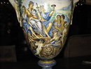An impressive large Italian double handled urn