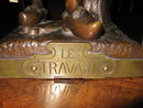 An excellent French bronze sculpture of a blacksmith