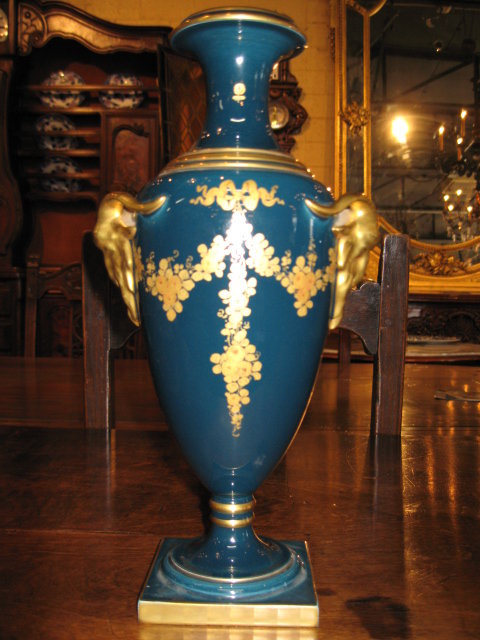 A nice pair of signed French porcelain vases