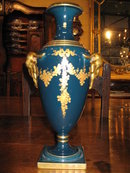 A nice pair of signed French porcelain vases