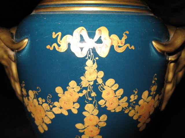 A nice pair of signed French porcelain vases