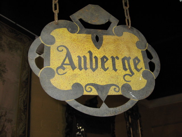 A special French iron Inn sign