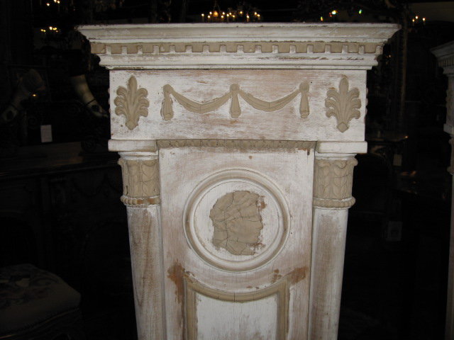 Pair of Painted Neo-Classical Pedestals