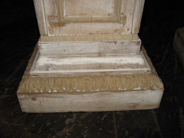 Pair of Painted Neo-Classical Pedestals