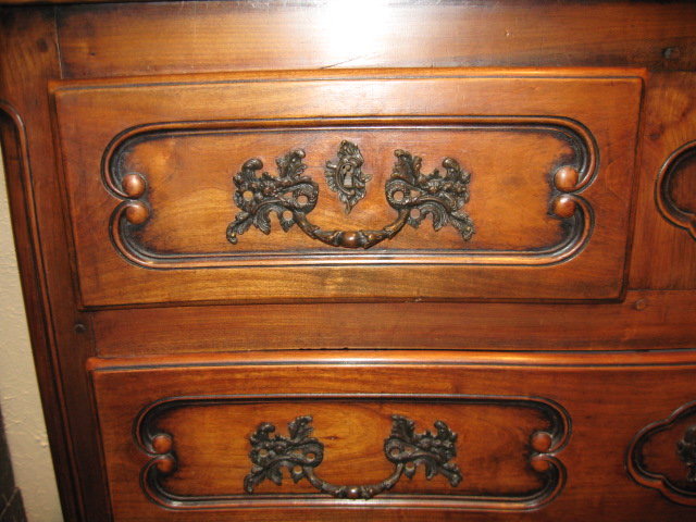 19th Century French Cherrywood Louis XV commode