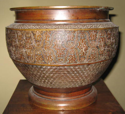 19th Century Oriental Bronze Jardiniere