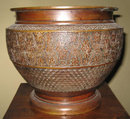 19th Century Oriental Bronze Jardiniere