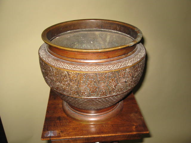 19th Century Oriental Bronze Jardiniere