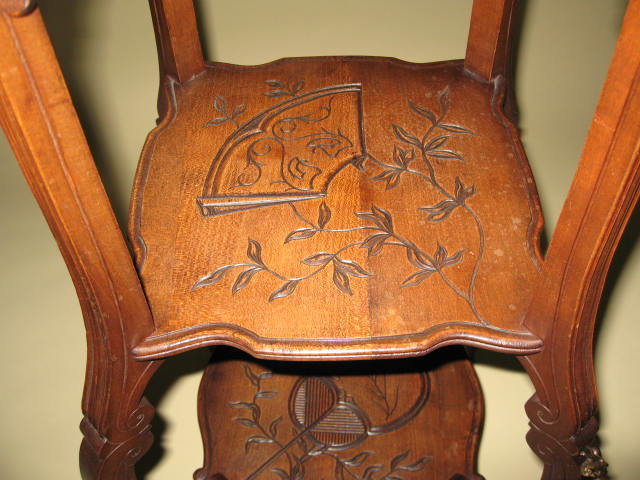 French Fruitwood Plant Stand