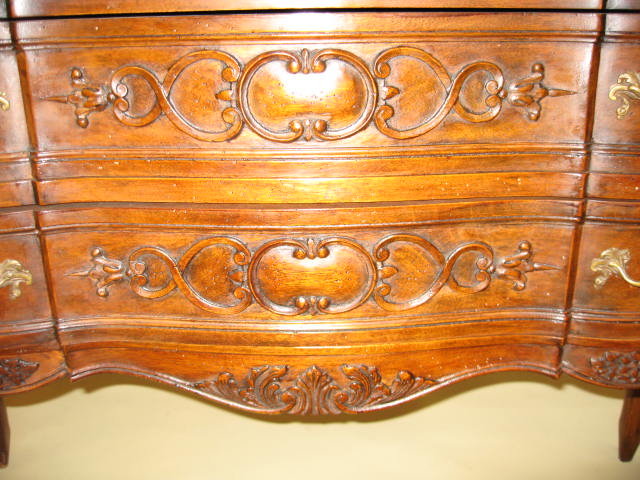 20th Century Petite Belgian Walnut 2-drawer Commode Circa 1930