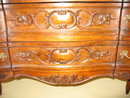 20th Century Petite Belgian Walnut 2-drawer Commode Circa 1930