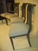 4 Painted Italian Chairs