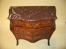 19th century French Louis XV marquetry inlaid commode