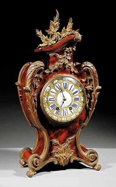 French Tortoise Shell Bracket Clock