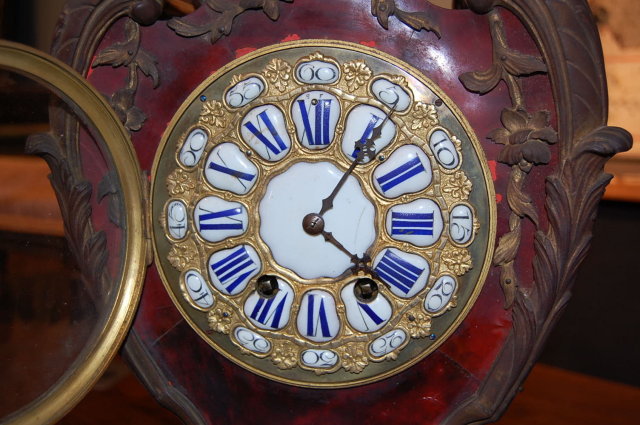 French Tortoise Shell Bracket Clock