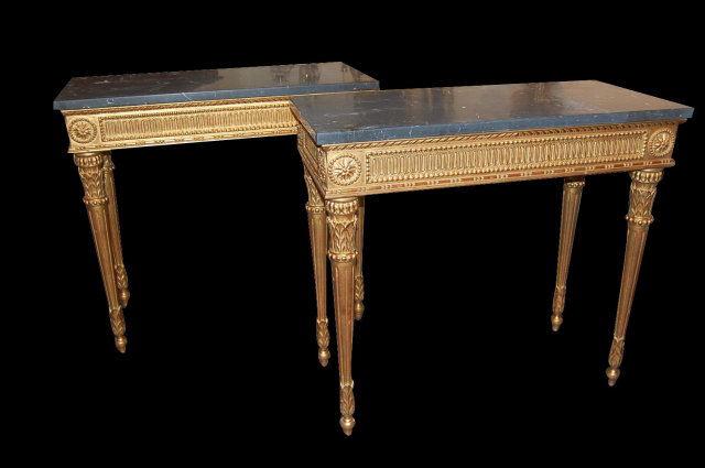 Superb Pair of Louis XVI Consoles