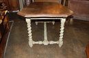 French Oak Painted Dining Table