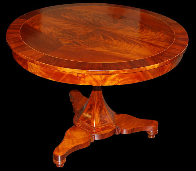 Italian Neo-Classical Mahogany Center Table