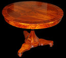 Italian Neo-Classical Mahogany Center Table