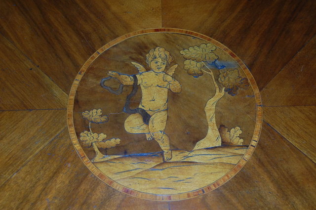 Italian Neo-Classical Marquetry Inlaid Commode