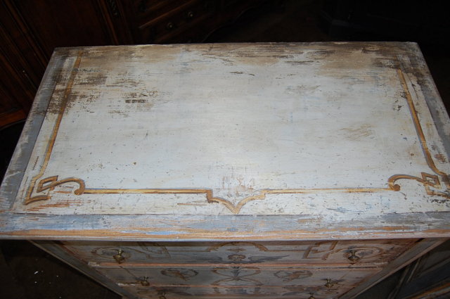 Pair of 19th Century Painted Chests