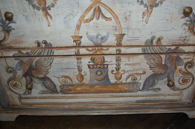 Pair of 19th Century Painted Chests