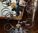 French Iron Wine Rack