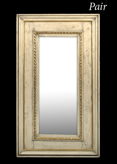 Pair of Scandinavian Painted Mirrors
