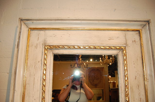 Pair of Scandinavian Painted Mirrors