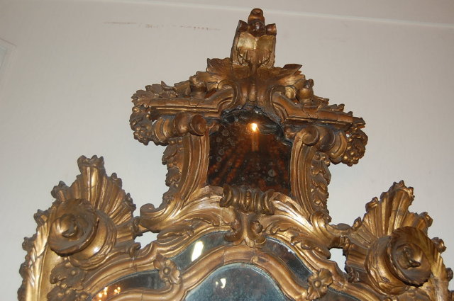 Rare Pair of Italian Gilt Mirrors