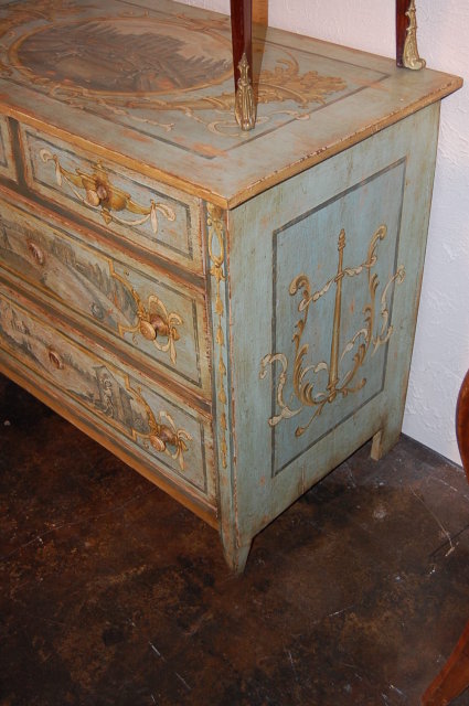 Decorative Hand Painted Commode