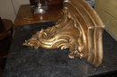 French Gilded Wood Wall Bracket