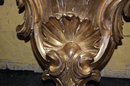 French Gilded Wood Wall Bracket