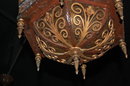 Pair of Iron & Glass Lanterns