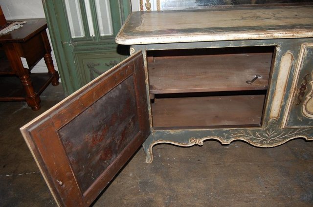 19th Century French Painted Buffet