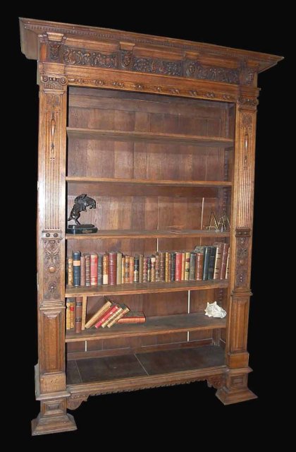 19th Century French Carved Bookcase
