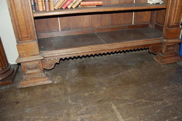 19th Century French Carved Bookcase