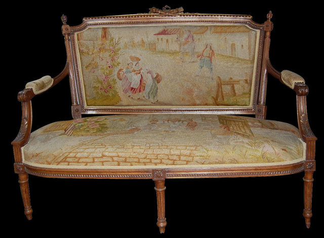 French Louis XVI Settee