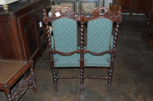 French Henri II Child's Settee