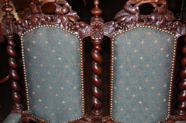 French Henri II Child's Settee